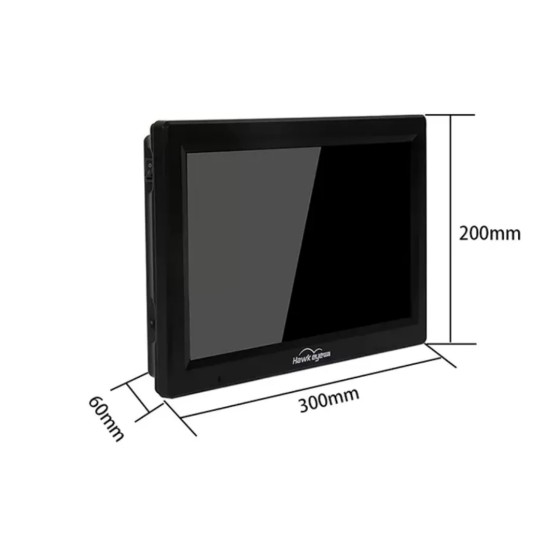 Hawkeye X Monitor 10.2 Inch 1000lux 4.9G/5.8G 6GHZ Inpu Little Pilot Captain With Dvr 60ch Dual Receivers